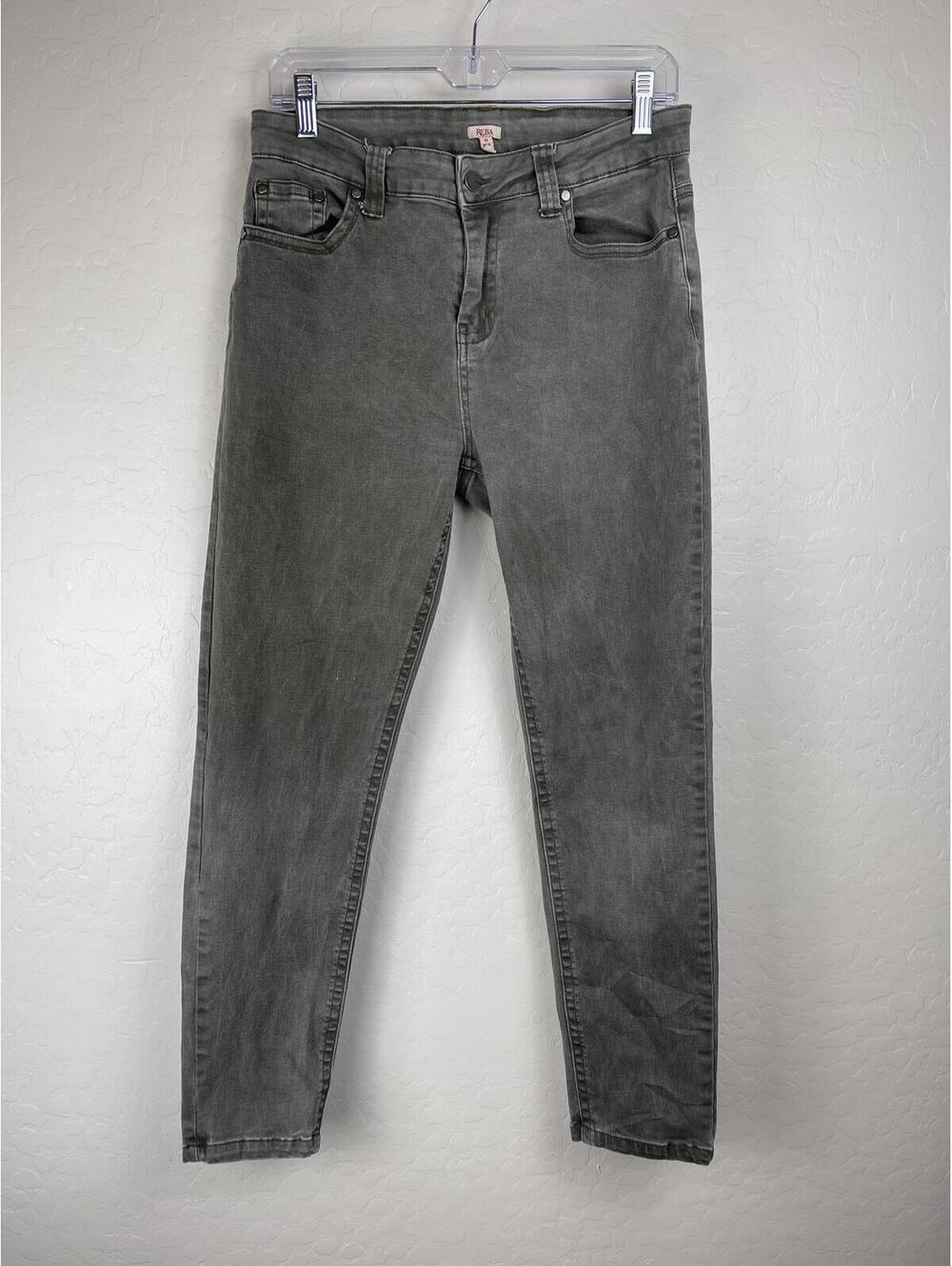 REBA Women's Gray Skinny Jeans Size 10 - Picture 1 of 5
